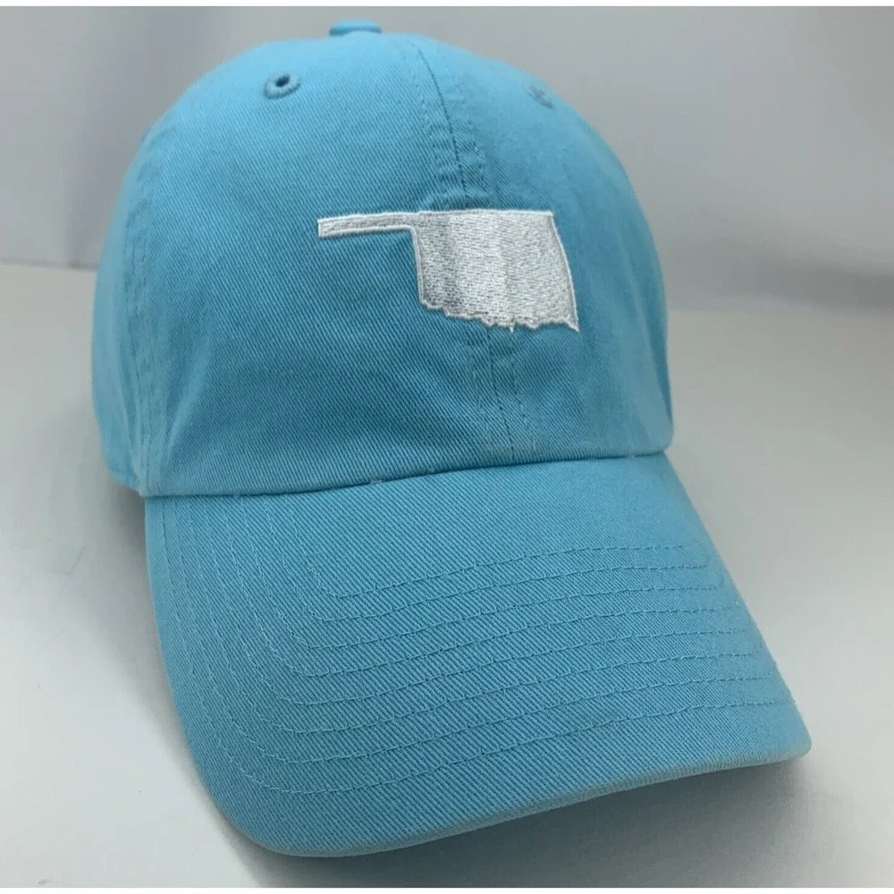 Oklahoma Hat Eskimo Joe's Light Blue Adjustable Strapback OSFA '47 Baseball Cap